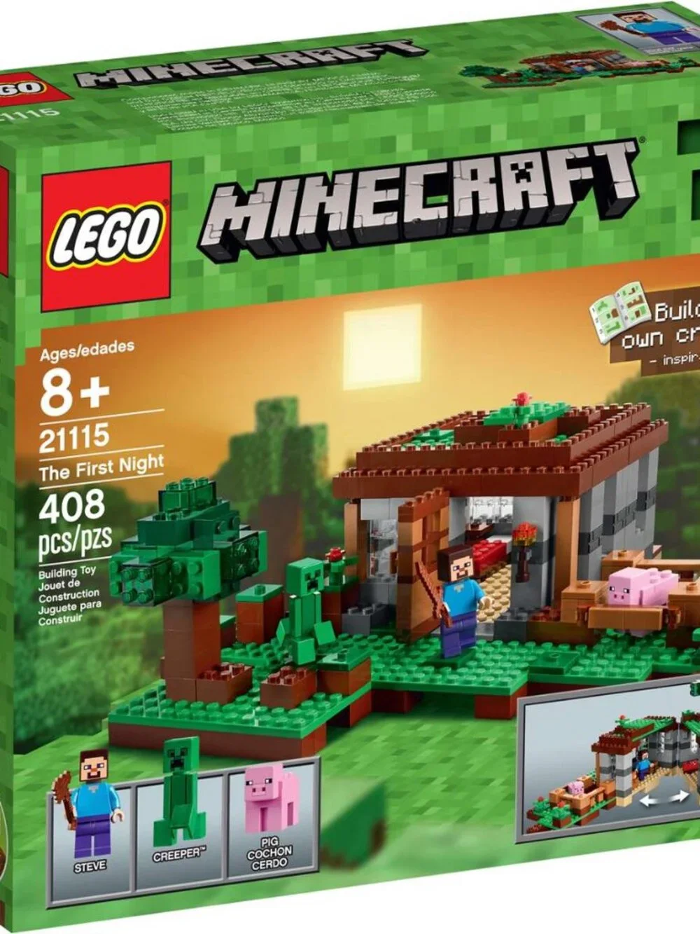 LEGO Minecraft 21115 Set - The First Night